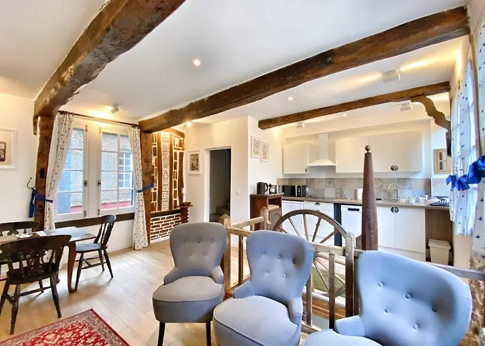 펜션 La Terrasse Notre Dame - Character House - 4p - Center 옹플뢰르